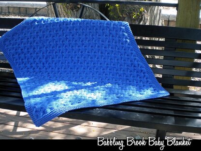 Babbling Brook Baby Blanket