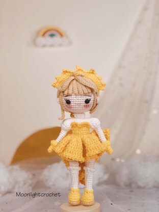 Sakura yellow dress