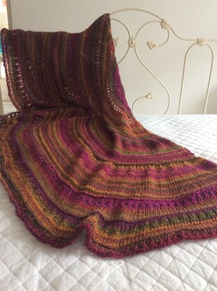 stripy shawl 2