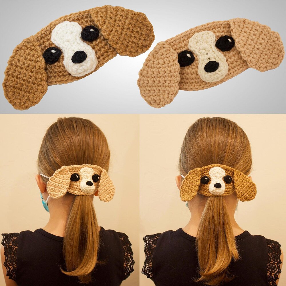 Crochet dog ears best sale