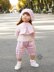 Pink dream outfit knitting flat for 18 in doll