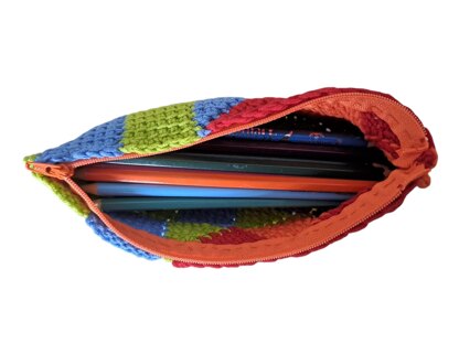 Asymmetrical Pencil Case.
