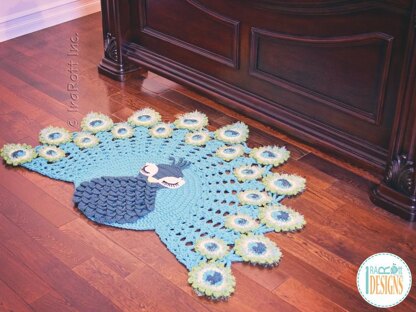 Pavo the Peacock Rug