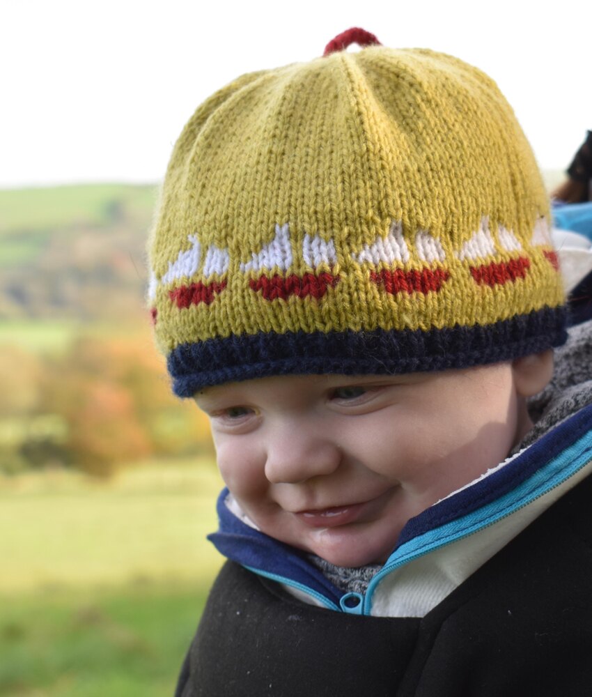 Baby cheap boater hat