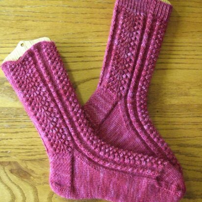 Garnet Canyon Socks - knitting pattern