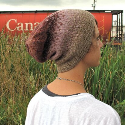 Ombré Slouchy Hat