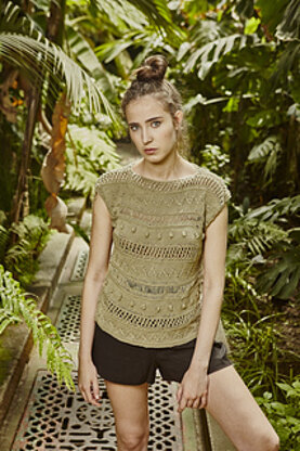 Supay Tee Top in We Are Knitters The Cotton Wool - Downloadable PDF