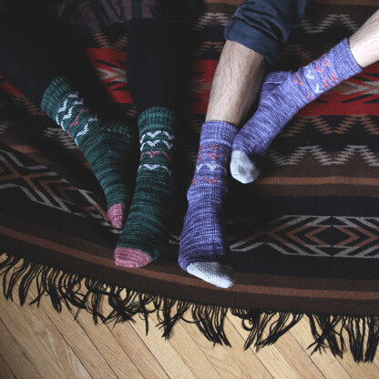 Merit Socks by Sachiko Burgin - Socks Knitting Pattern in The Yarn Collective