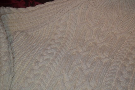 Cabled Raglan Sweater #2