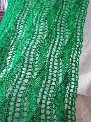 Faceted Lace Wrap and Scarf