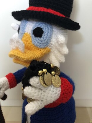 Rich Duck amigurumi doll