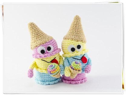 Amigurumi Ice Cream Monster