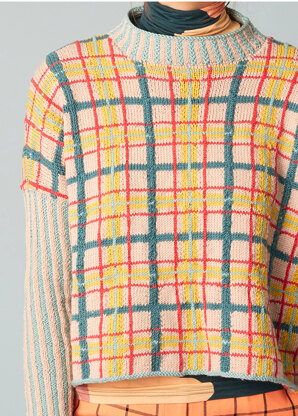 Lund - Sweater Knitting Pattern in Debbie Bliss Rialto DK - Downloadable PDF
