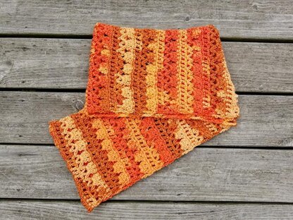 Autumn Sunrise Infinity Scarf