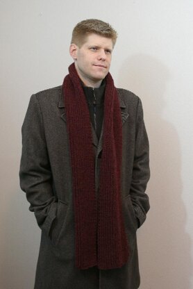 A16 Mens Ribbed Scarf