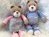 Big Brother, Little Sister Teddy Bears in Deramores Studio Baby Soft DK - Downloadable PDF