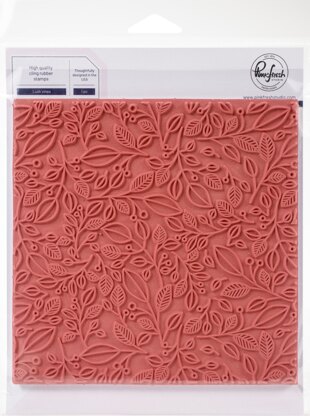Pinkfresh Studio Cling Rubber Stamp Set 6"X6" - Lush Vines