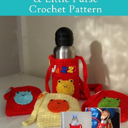 Water Bottle Bag & Little Purse Crochet Pattern