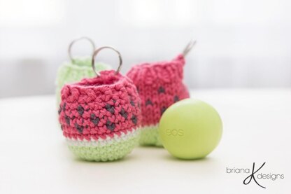 Knit EOS Lip Balm Holder / Key Chain