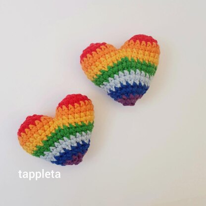 Rainbow Heart crochet pattern