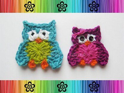 Oliver and Olivia Owl Applique