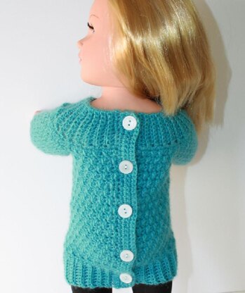 Cobblestones Sweater Dress for 18" dolls