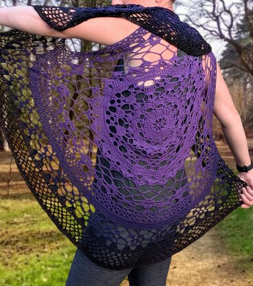 Mandala vest shawl summer
