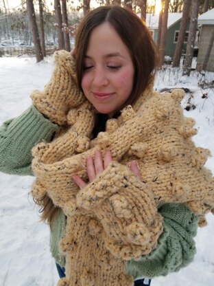 Whimsical Bobble Scarf