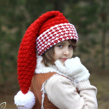 Christmas stocking hat