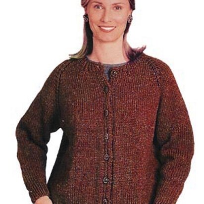 Grace Cardi and Hat in Lion Brand Jiffy - 80721AD