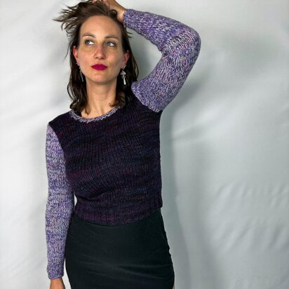 Three Strand Sweater - knitting pattern