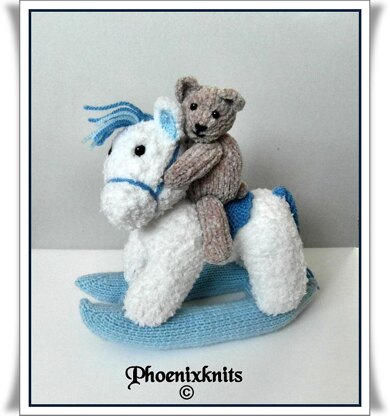 Rocking horse and Ted