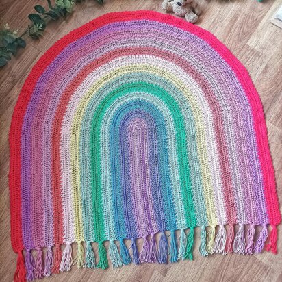 Razzle Dazzle Rainbow Blanket