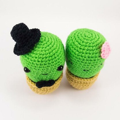 Cactus Couple Amigurumi