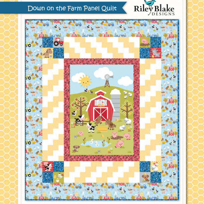 Riley Blake Down On The Farm Panel Quilt - Downloadable PDF