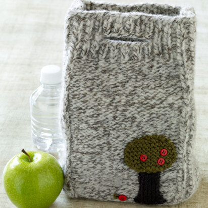 Felted Lunch Bag in Lion Brand Vanna's Choice - L0618