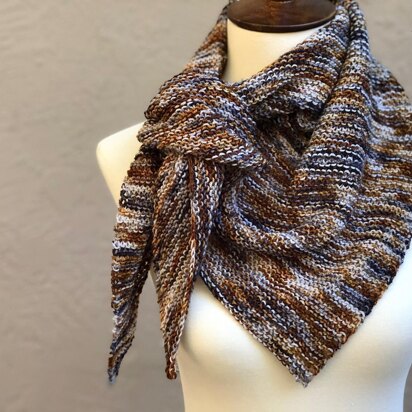 Tostata Knit Scarf - knitting pattern