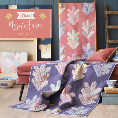 Tilda Leaf Quilt - Maple Farm Collection