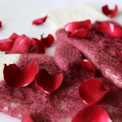 Rose Petals on Snow