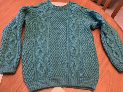 Turquoise sweater