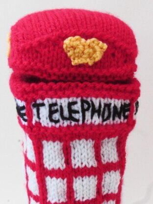 Telephone Box Wine Bottle Cover