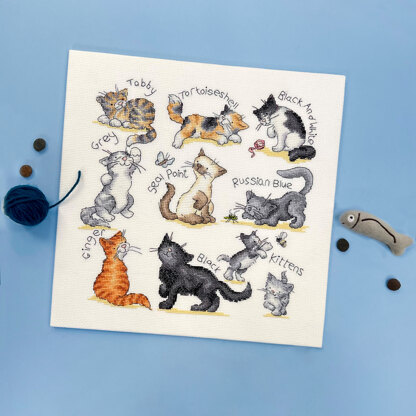 Bothy Threads Meow! Cross Stitch Kit