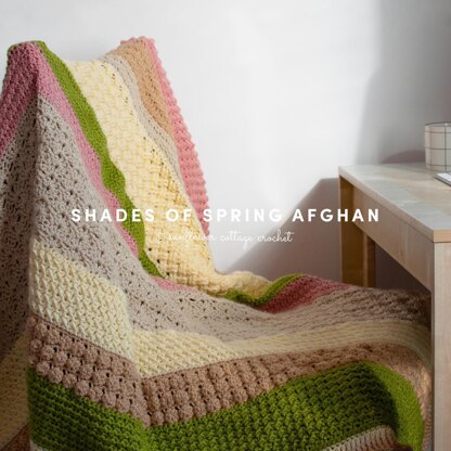 Shades of Spring  Afghan