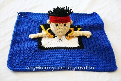 Pirate Captain Blanket Buddy pattern