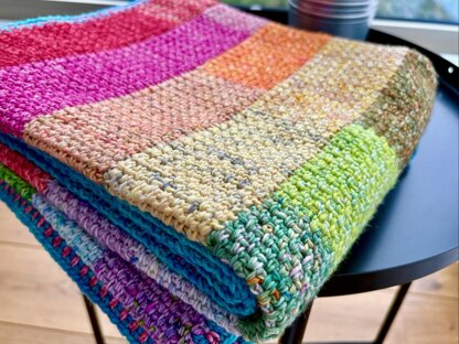 Crochet Jelly Roll Blanket