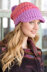 Mix It Brimmed Hat in Red Heart Mixology Swirl and Solids - LW4917 - Downloadable PDF