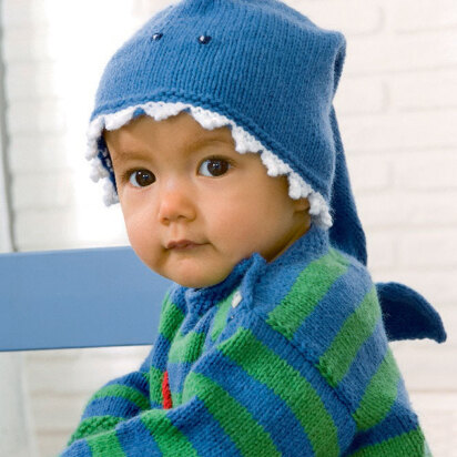 Hat "Shark" in Schachenmayr Merino Extrafine 120 - 6735 - Downloadable PDF