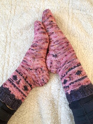 PinkMaiden Castle Socks