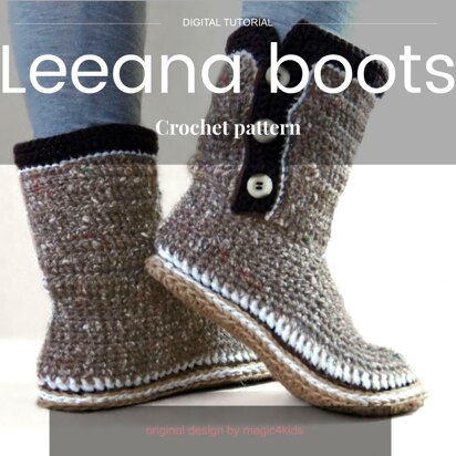 Leeana crochet boots