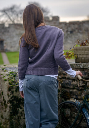 Travelling Cable Sweater in The Fibre Co. Cumbria Fingering - Downloadable PDF
